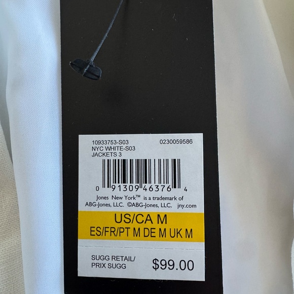 Jones New York Linen Blend Blazer - Picture 6 of 6